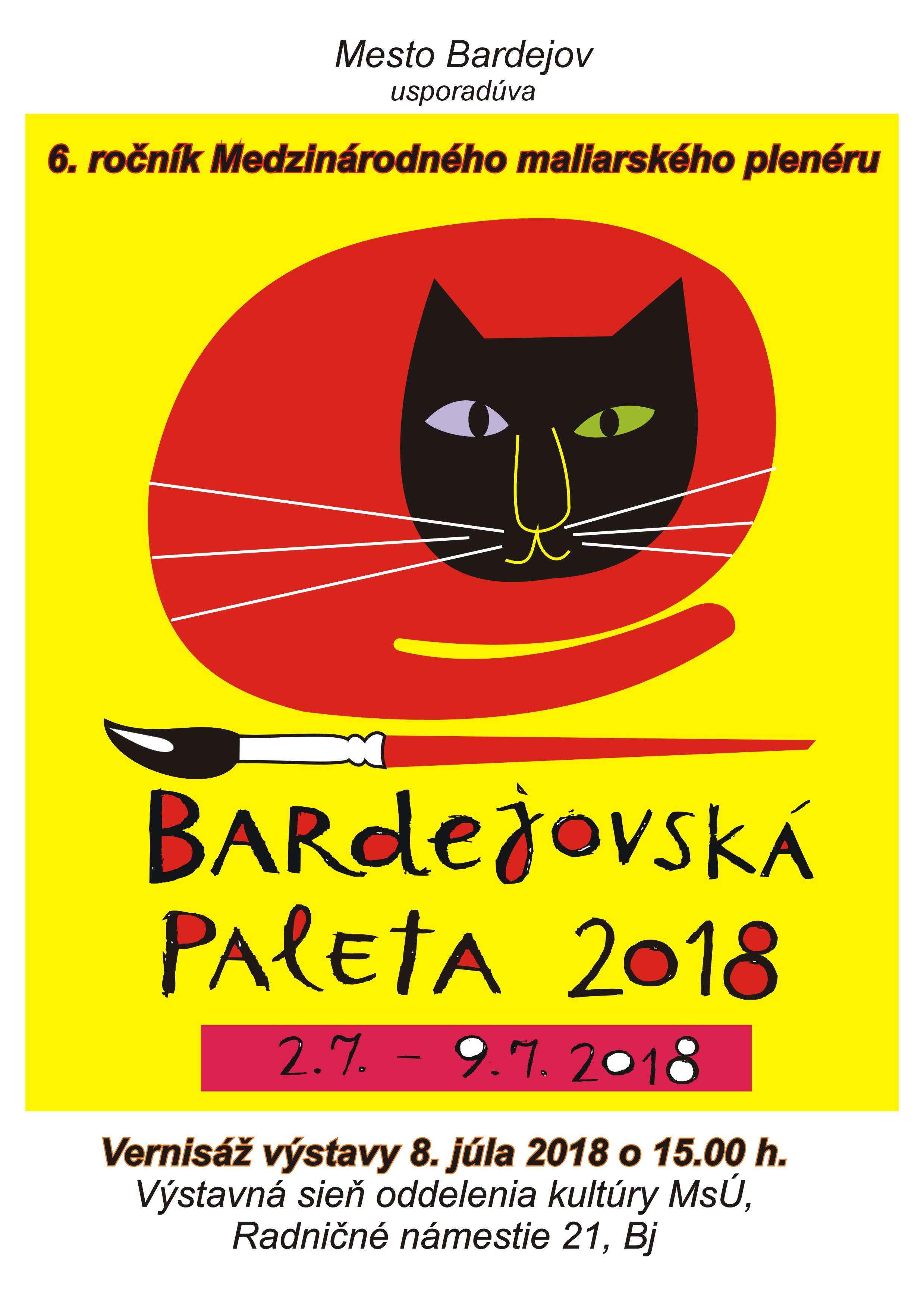 plagat bardejovska paleta2018