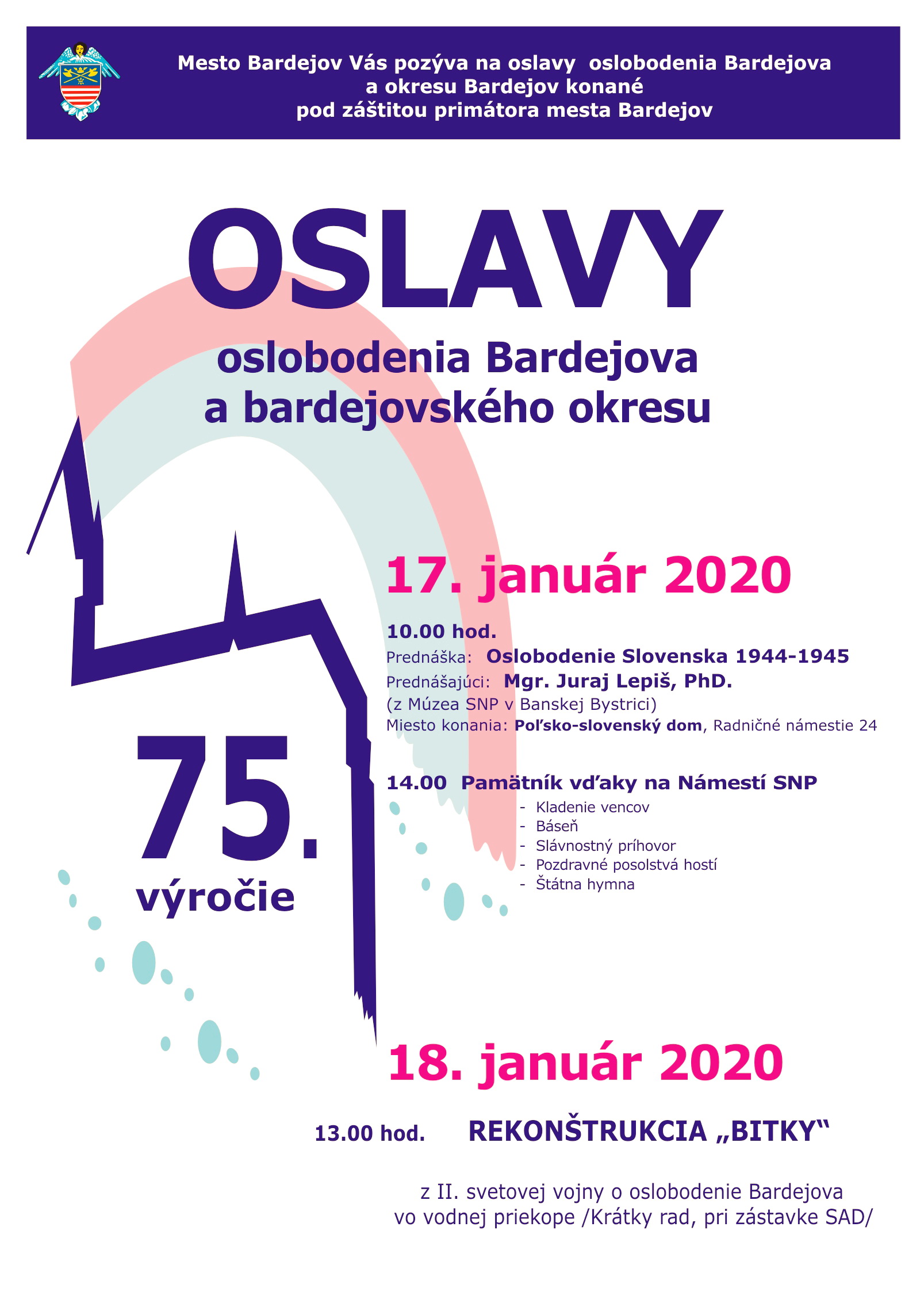 oslobodenie oslavy 2020a poster