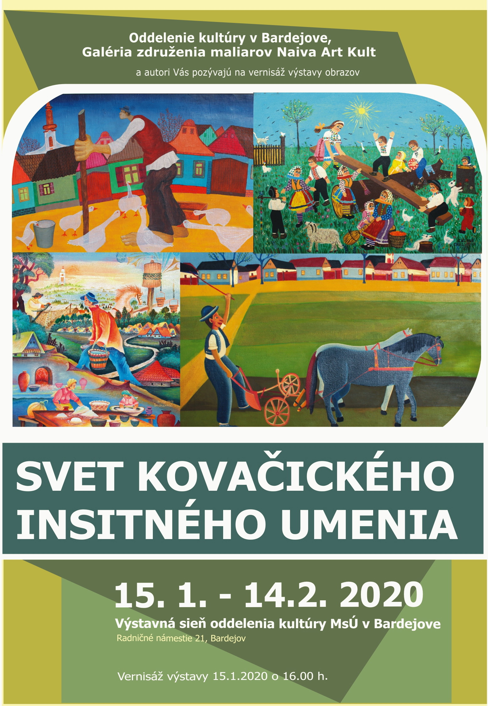 svet kovacickeho umenia poster