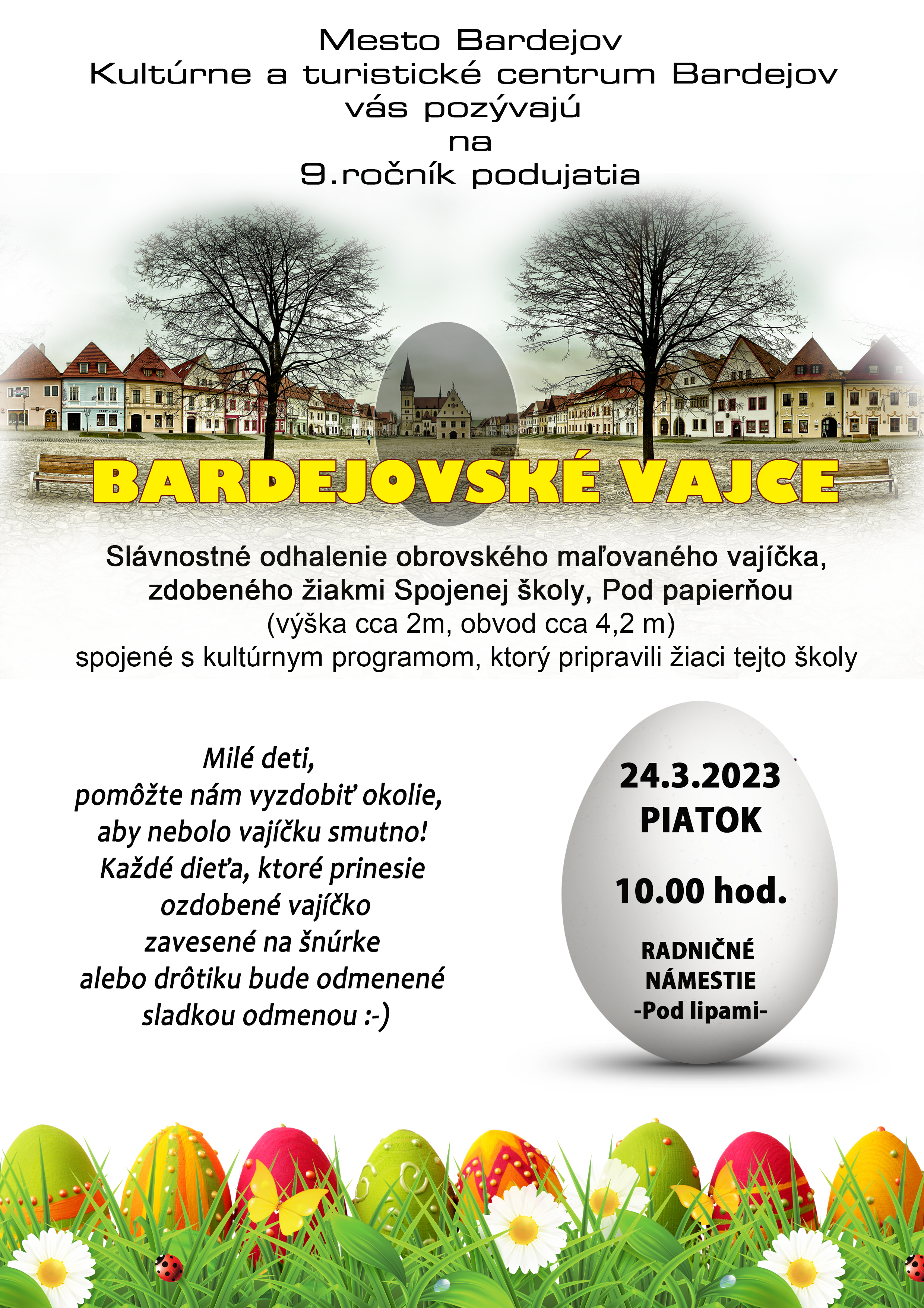 Bardejovské vajce - pozvánka